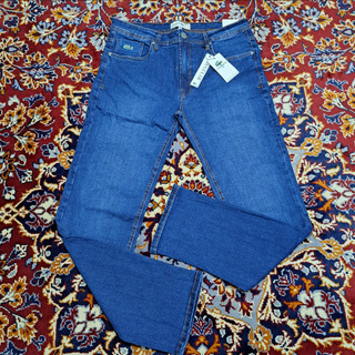 شلوار جین راسته اورجینال برند لاگوست lacoste jeans / آبی تیره / ضمانت کیفیت / سایز ۳۸ الا ۵۰